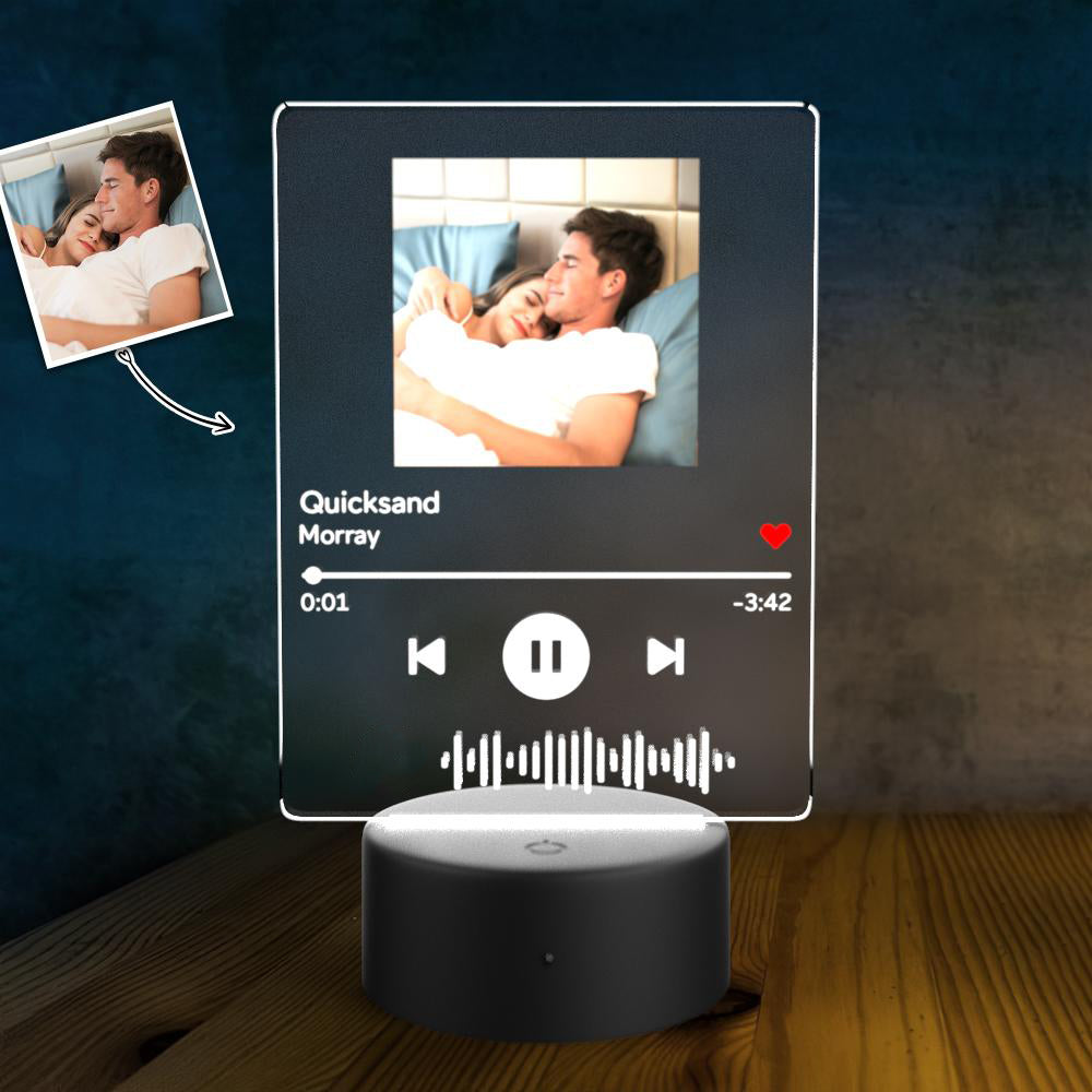 Scannable Music Code Acrylic Night Light