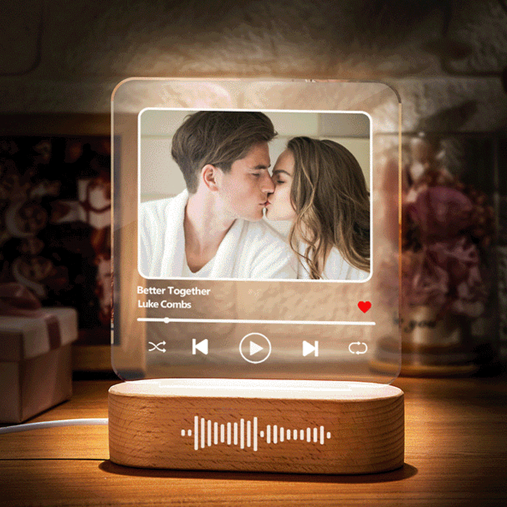 Scannable Code Acrylic Night Light