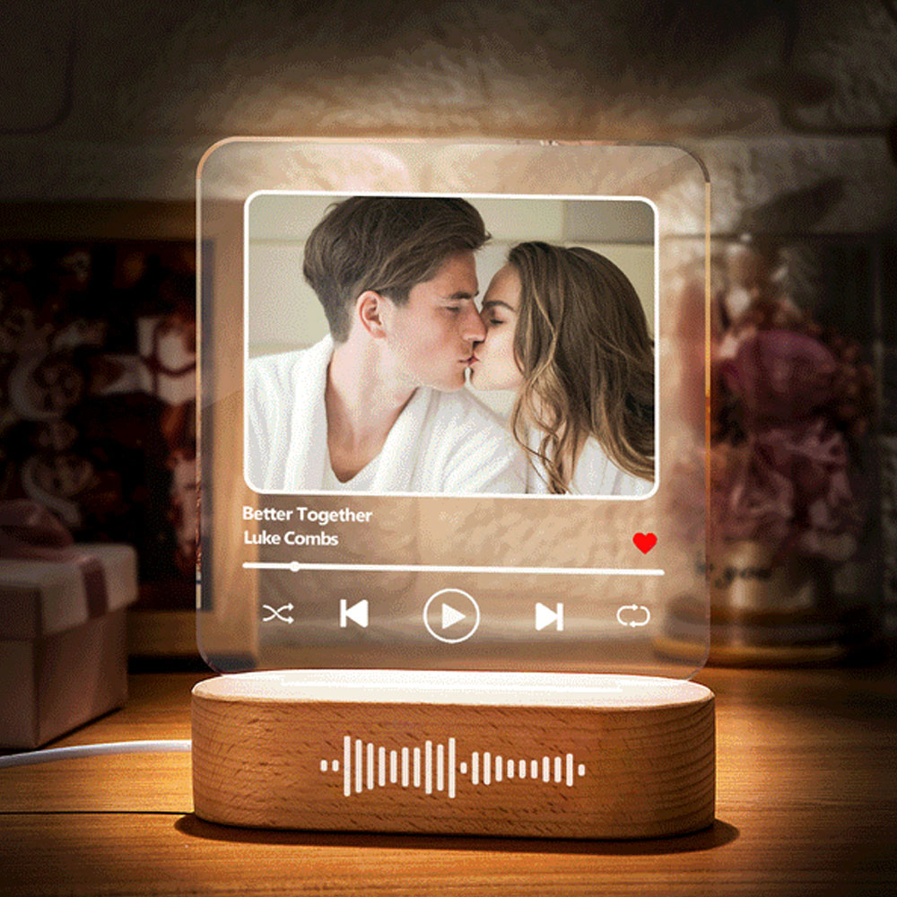 Scannable Code Acrylic Night Light