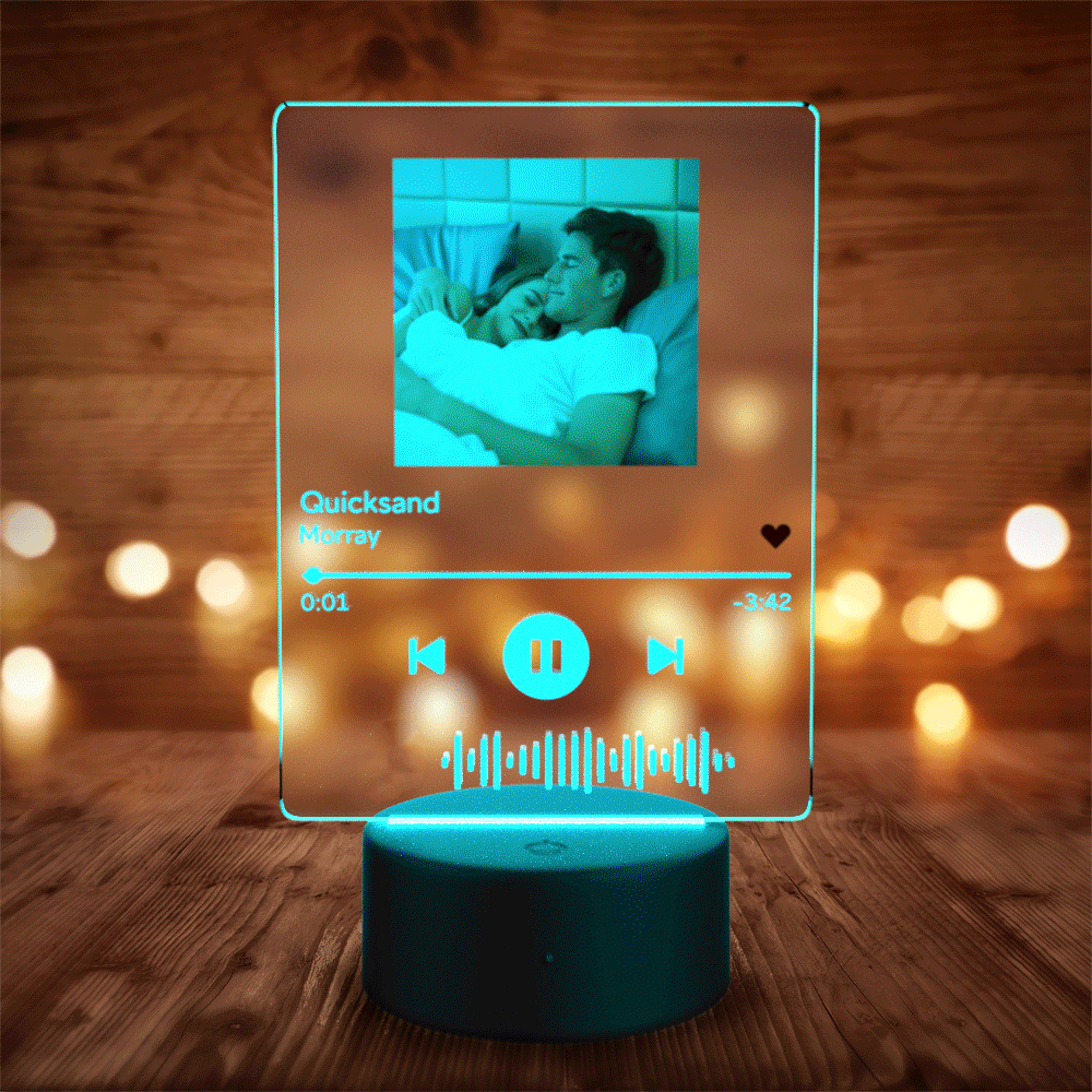 Scannable Music Code Acrylic Night Light