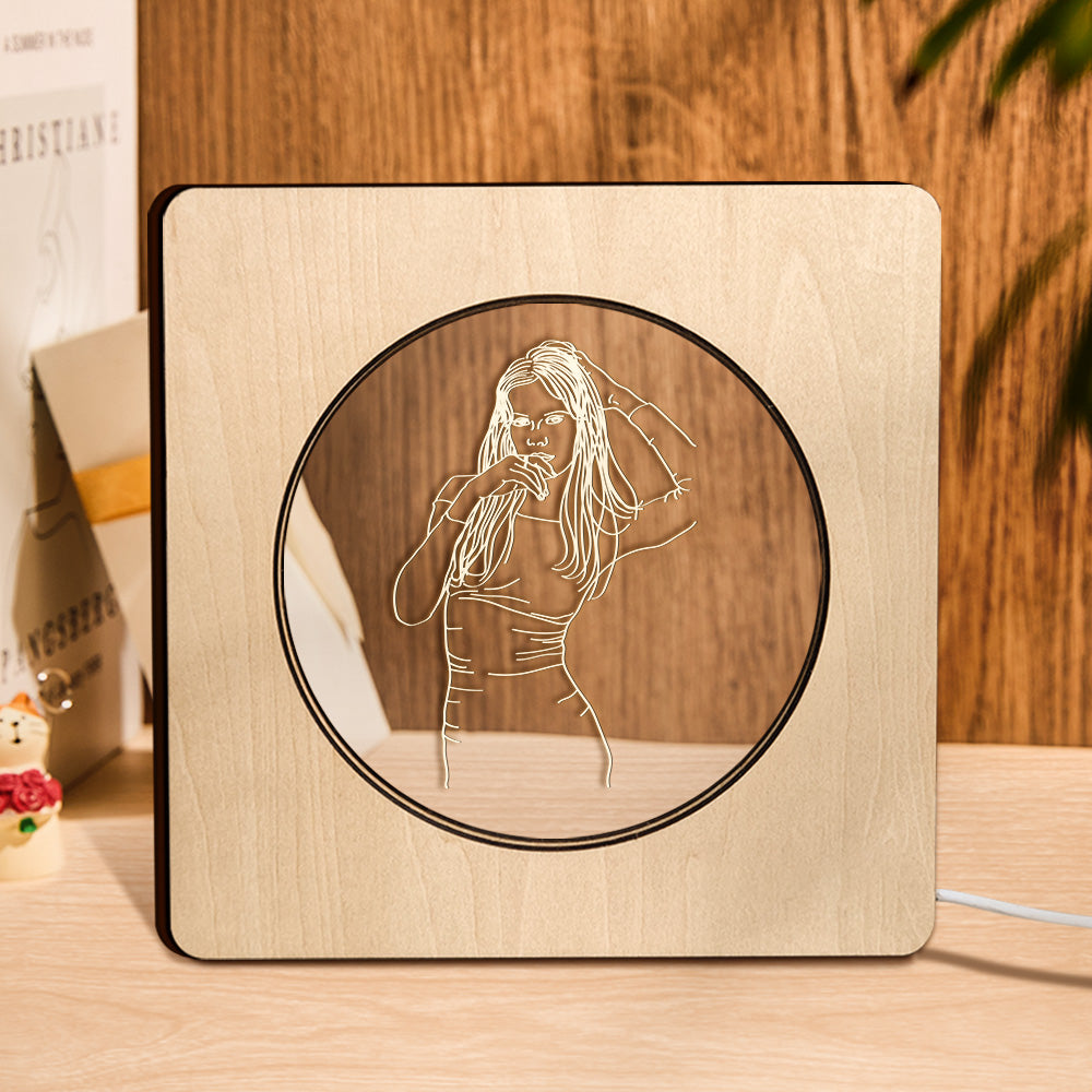 Photo Wooden Frame Night Light