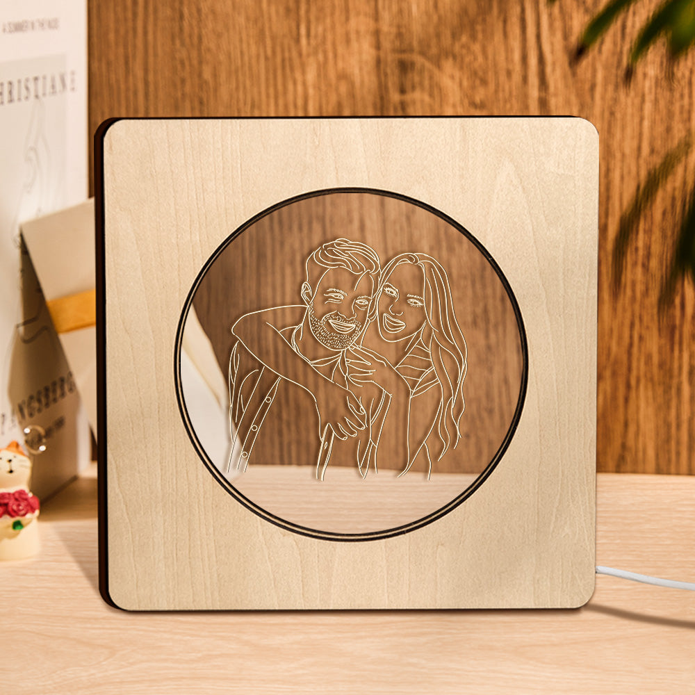 Photo Wooden Frame Night Light