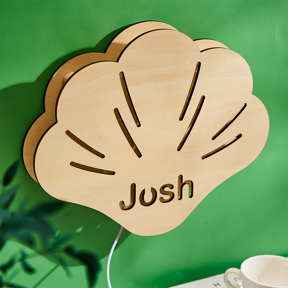 Shell Wooden Night Light