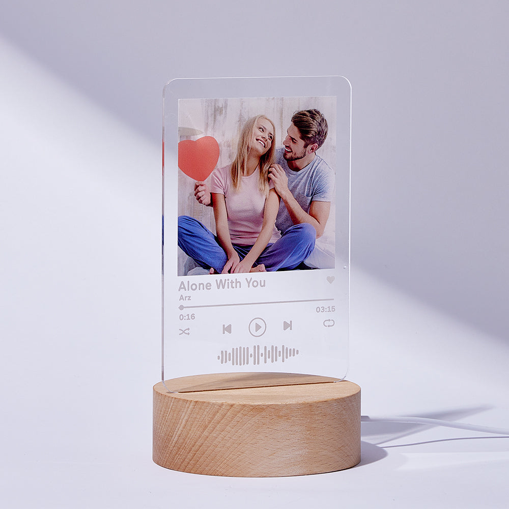 Scannable Code Acrylic Night Light