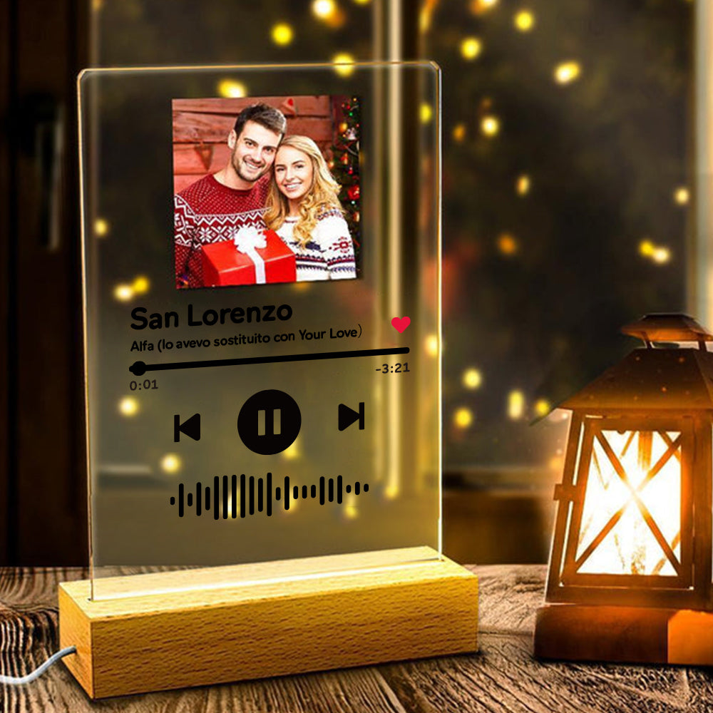 Scannable Music Plaque Night Light