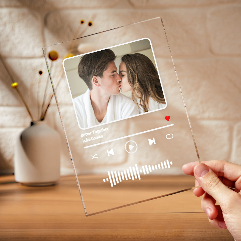 Scannable Code Acrylic Night Light