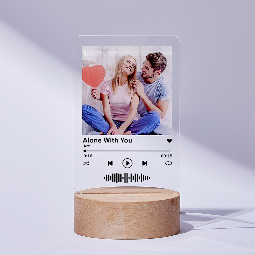 Scannable Code Acrylic Night Light